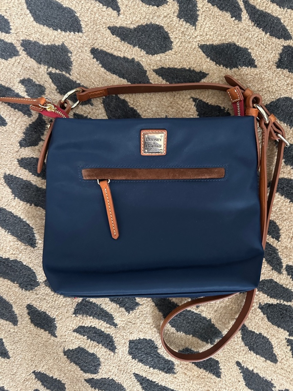 Dooney & Bourke Wayfarer Daisy Crossbody with Brown Leather Trim • Like New